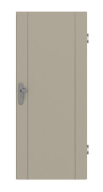Frontansicht von GARANT Wohnungseingangstür Aura 851 Matt Seidengrau 7044 G-TEC