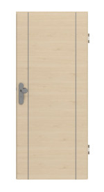 Frontansicht von GARANT Wohnungseingangstür Corona 751 Quer Authentic Sand CePaL
