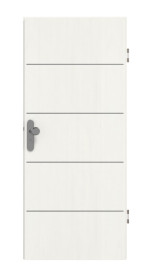 Frontansicht von GARANT Wohnungseingangstür Corona 830 Authentic Bianco CePaL