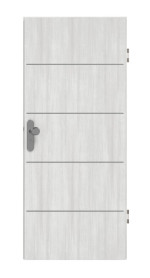 Frontansicht von GARANT Wohnungseingangstür Corona 830 Authentic Grigio CePaL