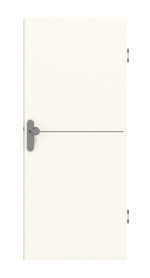 Frontansicht von GARANT Wohnungseingangstür Corona 831 Pearl White CePaL