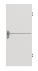 Frontansicht von GARANT Wohnungseingangstür Corona 831 Silver Grey CePaL
