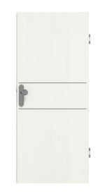 Frontansicht von GARANT Wohnungseingangstür Corona 832 Authentic Bianco CePaL