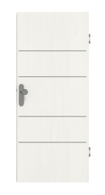 Frontansicht von GARANT Wohnungseingangstür Corona 833 Authentic Bianco CePaL