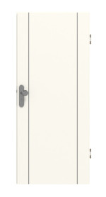 Frontansicht von GARANT Wohnungseingangstür Corona 851 Pearl White CePaL