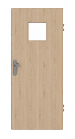 Frontansicht von GARANT Wohnungseingangstür Authentic Achat GCK08 mit Lichtausschnitt LA-7