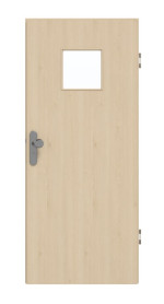 Frontansicht von GARANT Wohnungseingangstür Authentic Sand GCK08 mit Lichtausschnitt LA-7