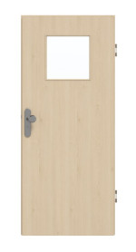 Frontansicht von GARANT Wohnungseingangstür Authentic Sand GCK08 mit Lichtausschnitt LA-9