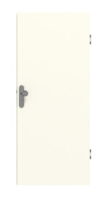 Frontansicht von GARANT Wohnungseingangstür W980ST15 Platinweiß GHK08