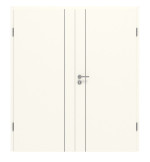 Frontansicht von GARANT Doppelflügeltür Corona 850 Pearl White CePaL mit Zarge