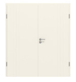 Frontansicht von CLASSEN Doppelflügeltür Dynamic 3.22 Weißlack RAL 9010 inkl. Zarge