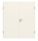 Frontansicht von CLASSEN Doppelflügeltür Dynamic 3.24 Weißlack RAL 9010 inkl. Zarge