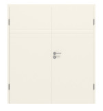 Frontansicht von CLASSEN Doppelflügeltür Dynamic 3.26 Weißlack RAL 9010 inkl. Zarge
