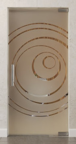 Bild von Lira Motiv klar Glaspendeltür DORMA Mundus BTS Variante 1 - Erkelenz