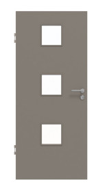Frontansicht von Taupe RAL 7048 LA 10 Basic Lack Innentür - Huga