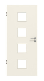 Frontansicht von Weiß ähnlich RAL 9010 LA 14 Basic Lack Innentür - Huga