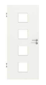 Frontansicht von Weiß RAL 9016 LA 14 Basic Durat Innentür - Huga