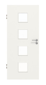 Frontansicht von Weiß ähnlich RAL 9016 LA 14 Mattlack Basic Innentür - Huga