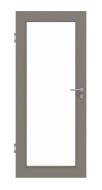 Frontansicht von Taupe RAL 7048 LA 27 Basic Lack Innentür - Huga