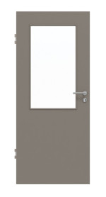 Frontansicht von Taupe RAL 7048 LA 7 Basic Lack Innentür - Huga