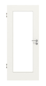 Frontansicht von Weiß RAL 9016 LA 8 Basic Durat Innentür - Huga