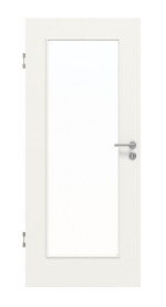 Frontansicht von Weiß ähnlich RAL 9016 LA 8 Mattlack Basic Innentür - Huga