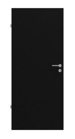 Frontansicht von Schwarz RAL 9005 Lack Basic Innentür - Huga