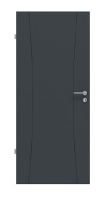Frontansicht von Signum 20 Basic Lack Anthrazit RAL 7016 Innentür - Huga