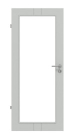 Frontansicht von Signum 23 LA 27 Basic Lack Grau RAL 7035 Innentür - Huga