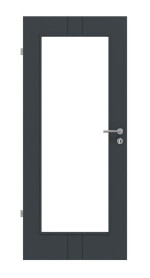 Frontansicht von Signum 23 LA 8 Basic Lack Anthrazit RAL 7016 Innentür - Huga