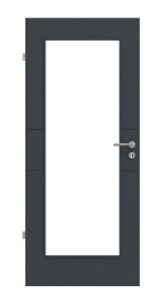 Frontansicht von Signum 29 LA 8 Basic Lack Anthrazit RAL 7016 Innentür - Huga