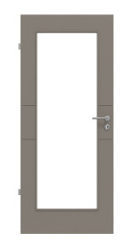 Frontansicht von Signum 29 LA 8 Basic Lack Taupe RAL 7048 Innentür - Huga