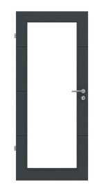 Frontansicht von Signum 34 LA 27 Basic Lack Anthrazit RAL 7016 Innentür - Huga