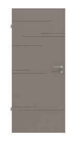 Frontansicht von Signum 50 Basic Lack Taupe RAL 7048 Innentür - Huga