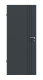 Frontansicht von Signum 85 Basic Lack Anthrazit RAL 7016 Innentür - Huga