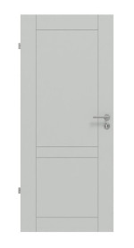 Frontansicht von Signum 92 Basic Lack Grau RAL 7035 Innentür - Huga