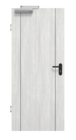 Frontansicht von GARANT Rauchschutztür Corona 851 Authentic Grigio CePaL