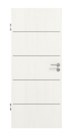 Frontansicht von GARANT Schallschutztür Corona 830 Authentic Bianco CePaL