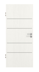 Frontansicht von GARANT Schallschutztür Corona 833 Authentic Bianco CePaL
