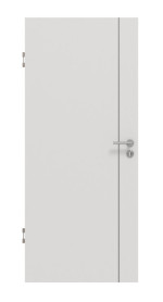 Frontansicht von GARANT Schallschutztür Corona 850 Silver Grey CePaL