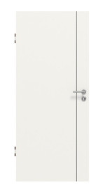 Frontansicht von GARANT Schallschutztür Corona 850 Weißlack 9016 CePaL
