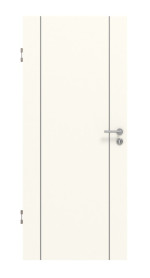 Frontansicht von GARANT Schallschutztür Corona 851 Pearl White CePaL