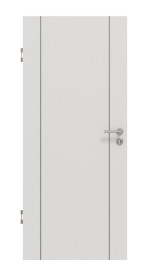 Frontansicht von GARANT Schallschutztür Corona 851 Silver Grey CePaL