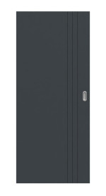 Frontansicht von Signum 85 Basic Lack Anthrazit RAL 7016 Schiebetür - Huga