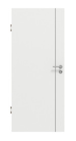 Frontansicht von GARANT Wärmeschutztür Aura 850 Matt Weißlack 9016 G-TEC