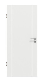 Frontansicht von GARANT Wärmeschutztür Aura 851 Matt Weißlack 9016 G-TEC
