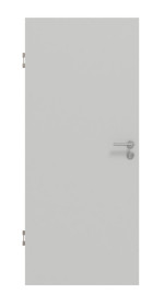 Frontansicht von GARANT Wärmeschutztür D92-60 Dove Grey Resopal