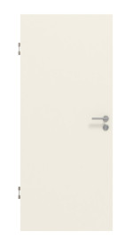 Frontansicht von LEBO Thermotür Weiß 9010 Lebolit-Standard-CPL