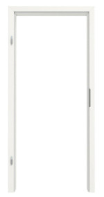 Frontansicht von GARANT Zarge Authentic Bianco CPL mit runder Kante