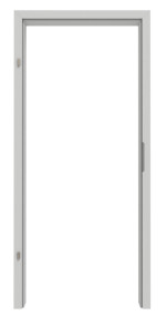 Frontansicht von GARANT Zarge für Objektinnentüren D92-60 Dove Grey Resopal mit eckiger Kante